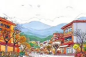 《便利店午夜档》封面：凌晨便利店暖光下的收银台